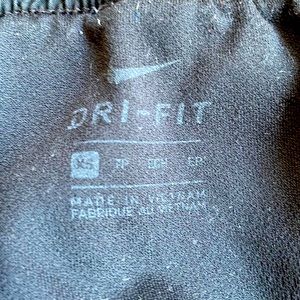 Black Nike shorts, XS